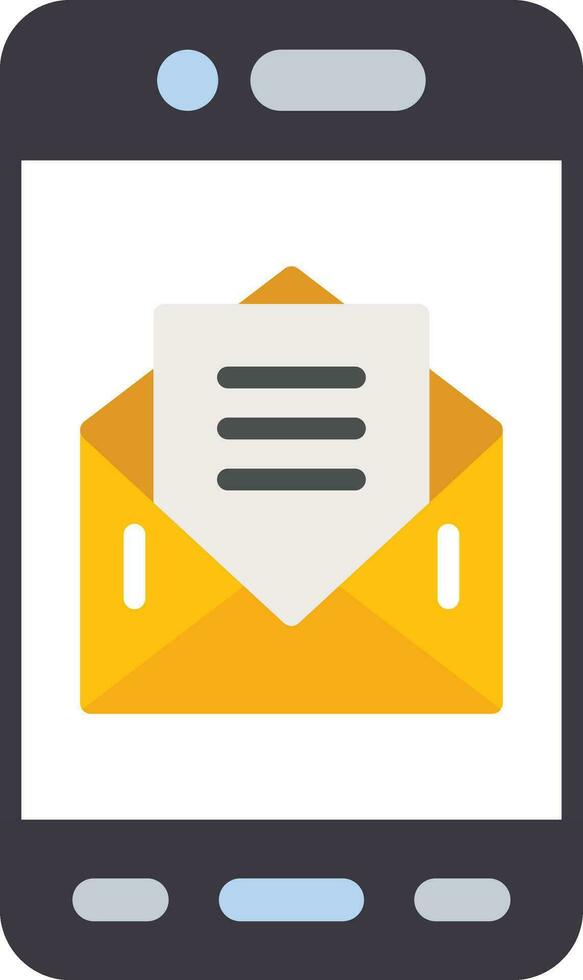 Mobile Mail Vector Icon
