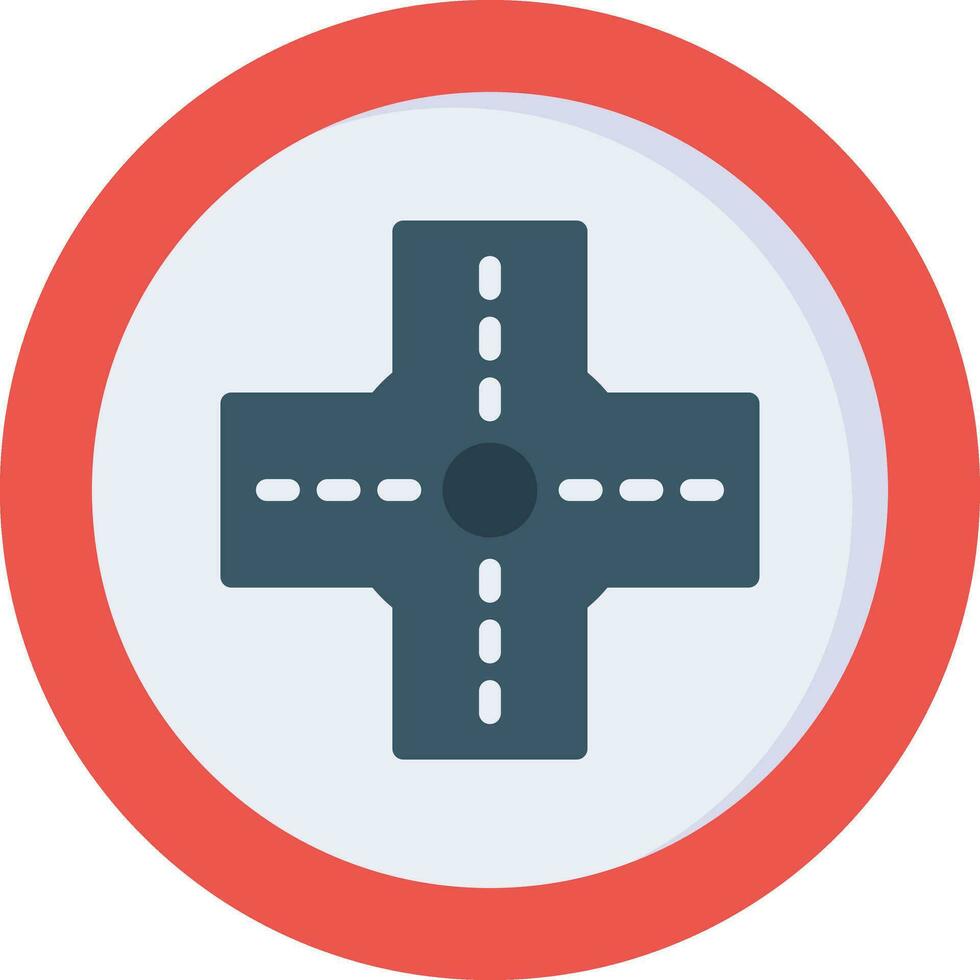 Intersection Vector Icon