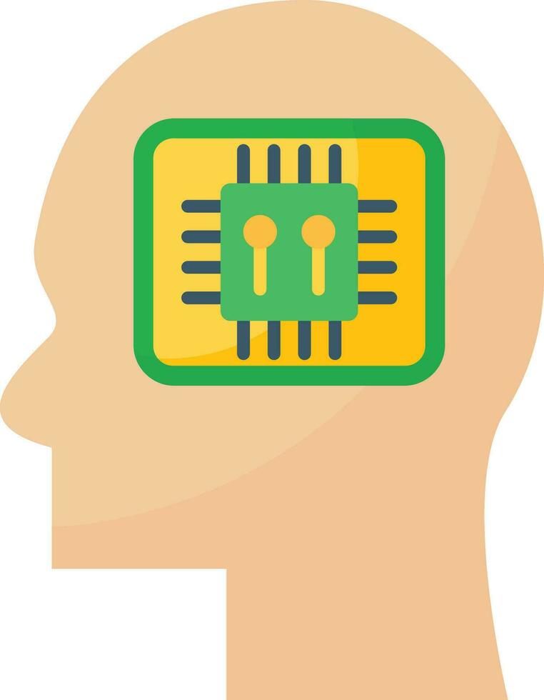 Human Processor Vector Icon