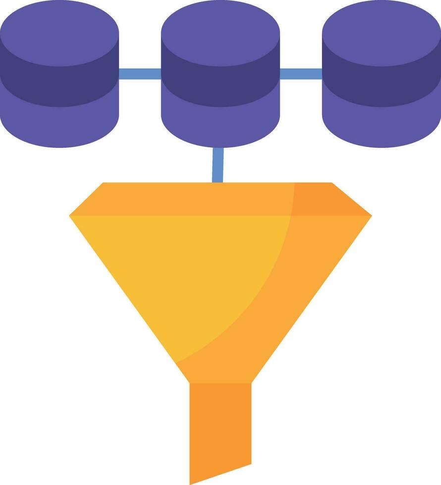 Data Filter Vector Icon