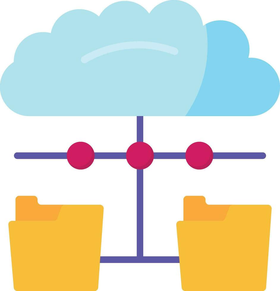 Distributed Data Vector Icon