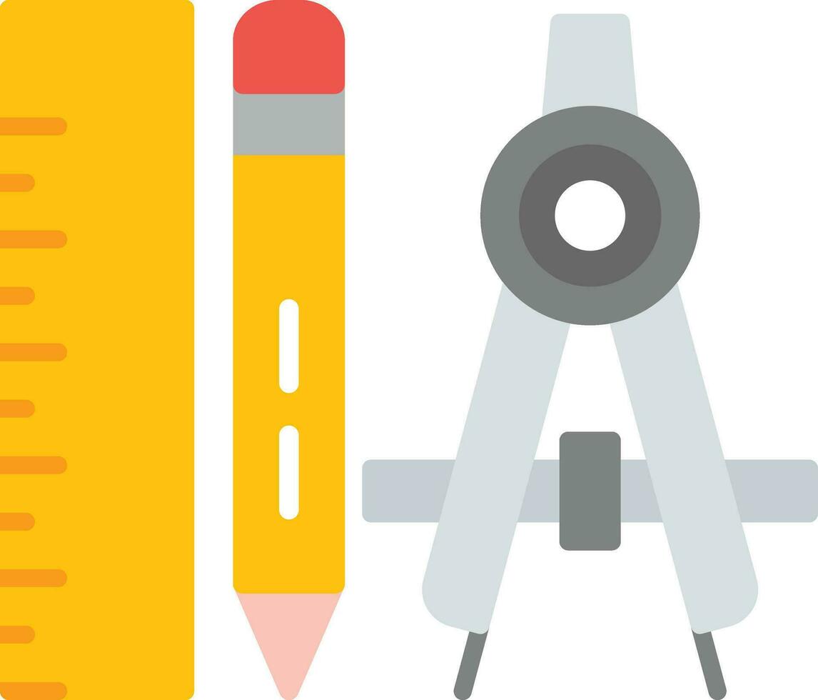 Geometry Tools Vector Icon