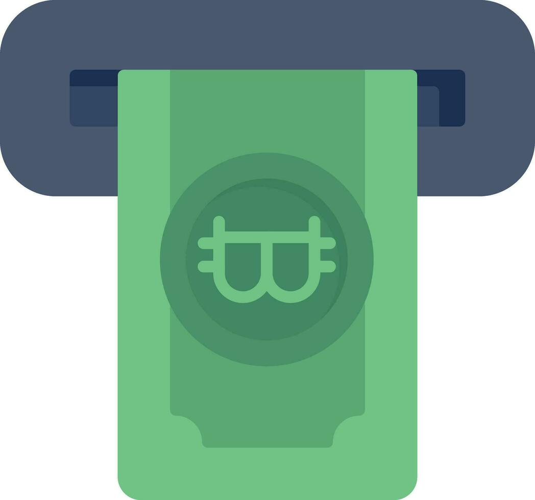 Cryptocurrency ATM Vector Icon
