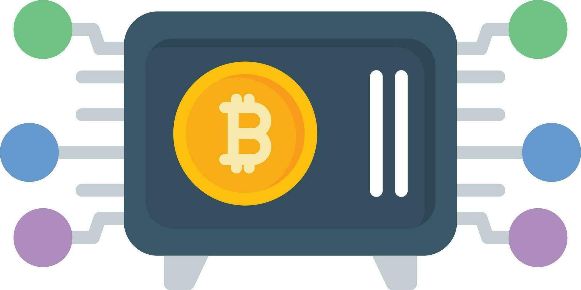Crypto Vault Vector Icon