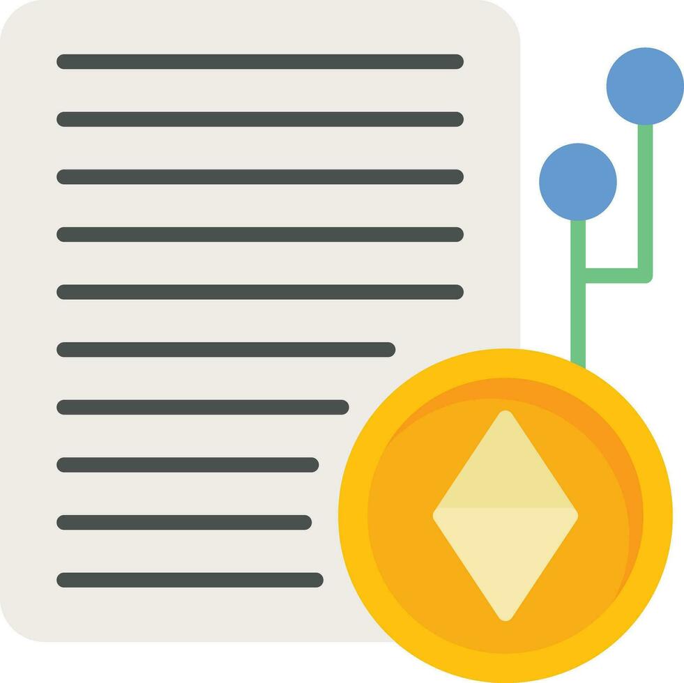 Smart Contract Vector Icon