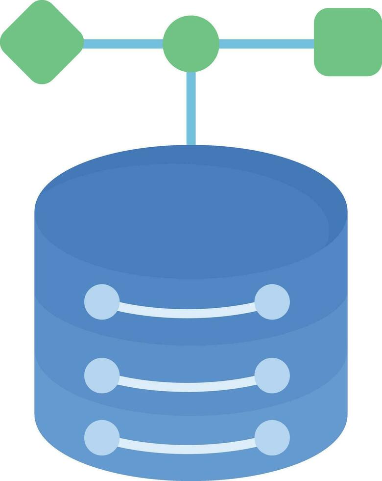 Object Database Vector Icon