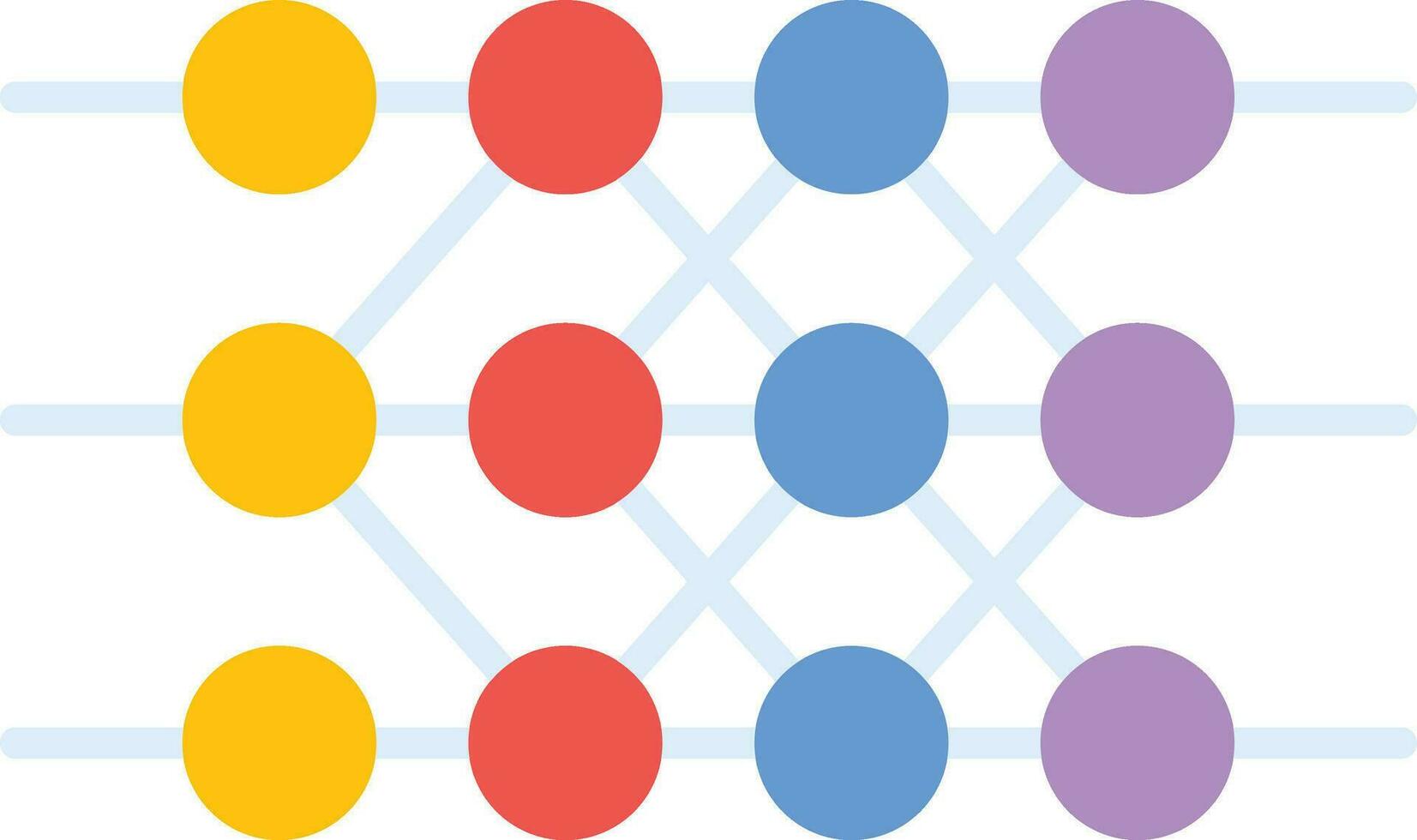 Neural Network Vector Icon