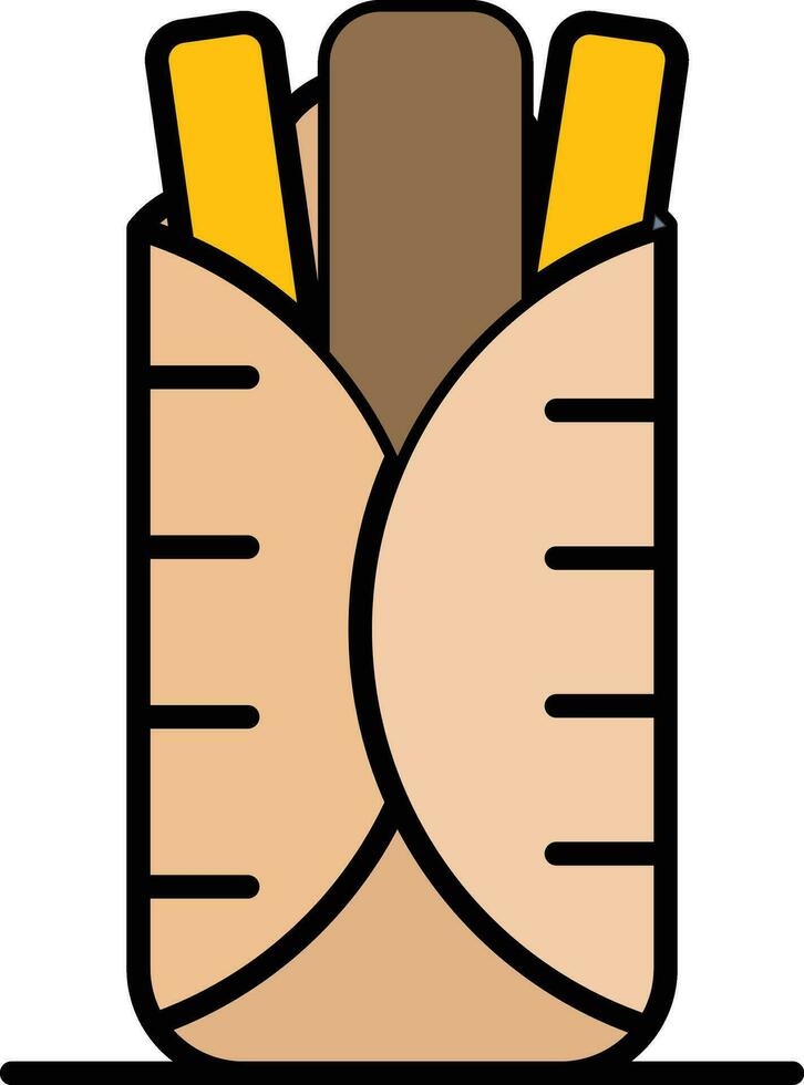 Burrito Vector Icon