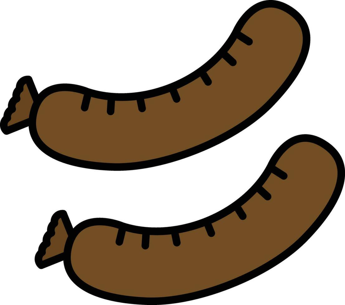 Sausage Vector Icon