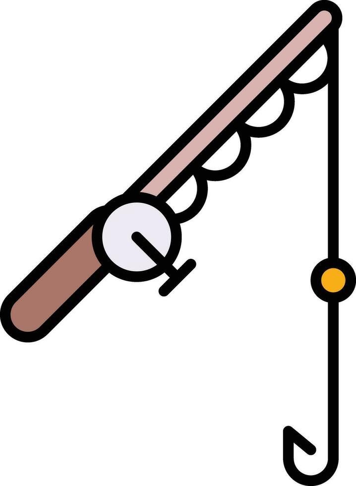 Fishing Rod Vector Icon