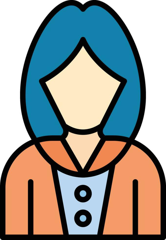 Clerk Female Vector Icon
