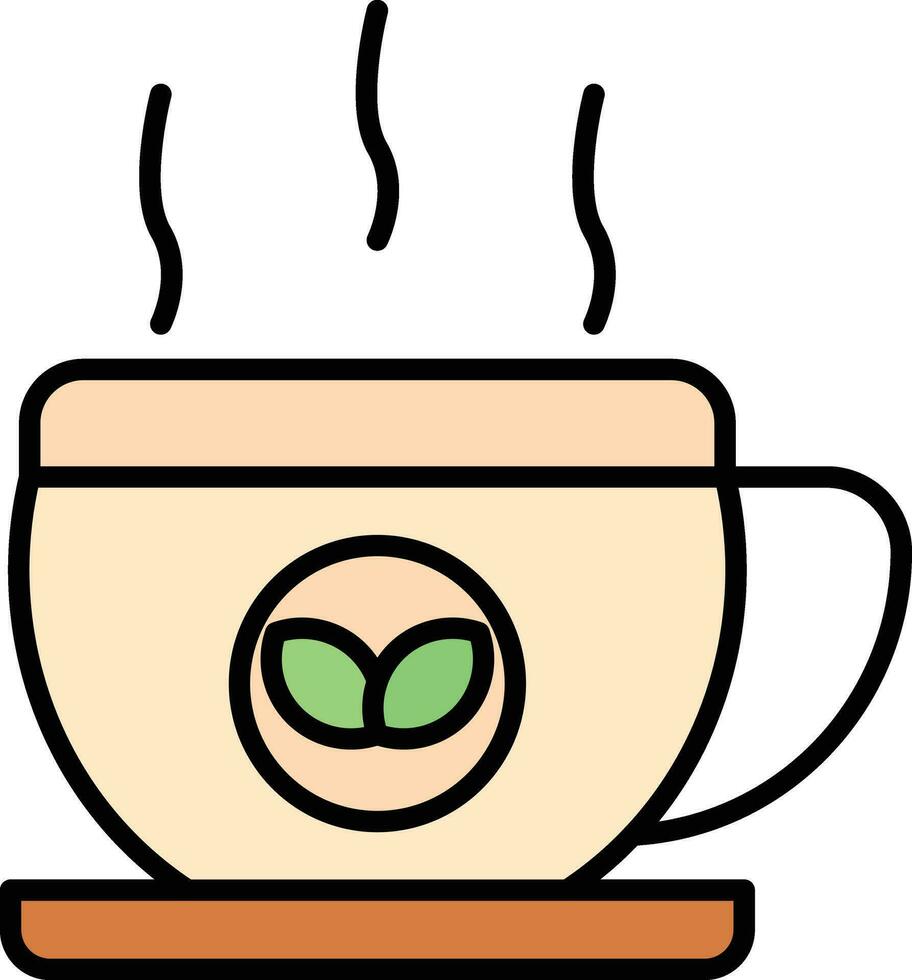 icono de vector de té