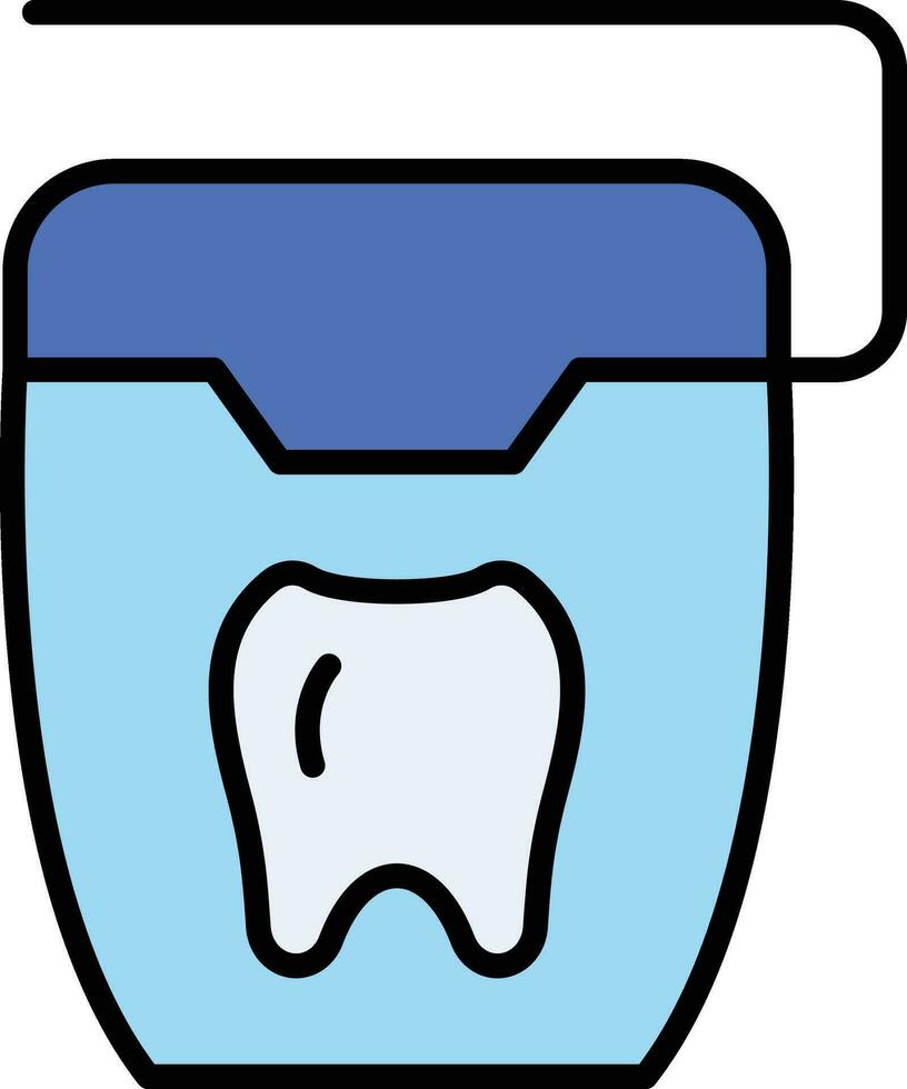 Dental Floss Vector Icon