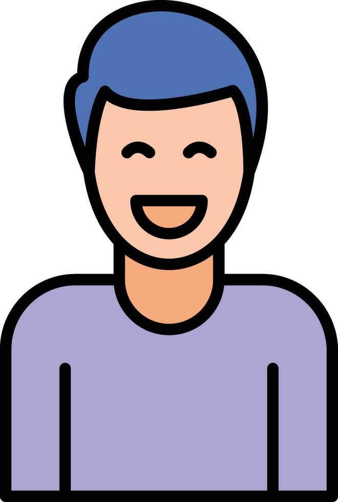 Smiling Man Vector Icon