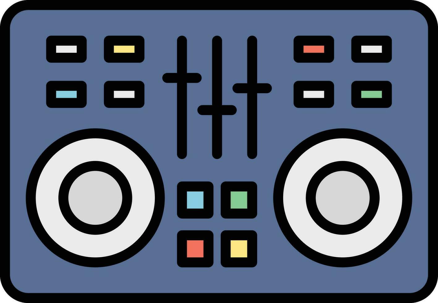 DJ Mixer Vector Icon
