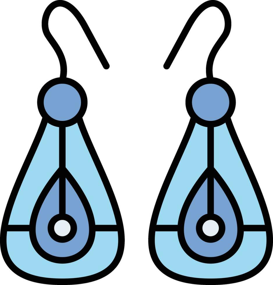 Earrings Vector Icon