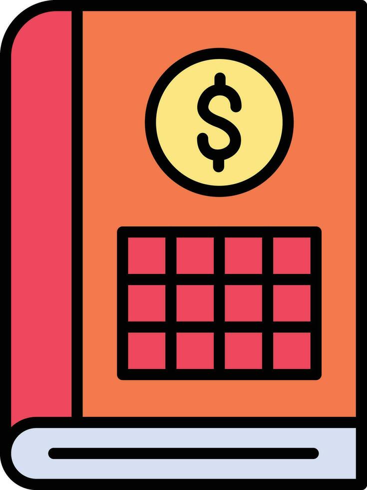 Book Keeping Vector Icon