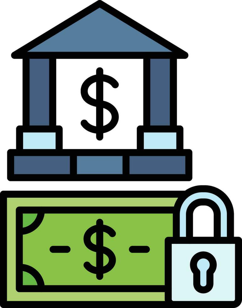 Secured Loan Vector Icon