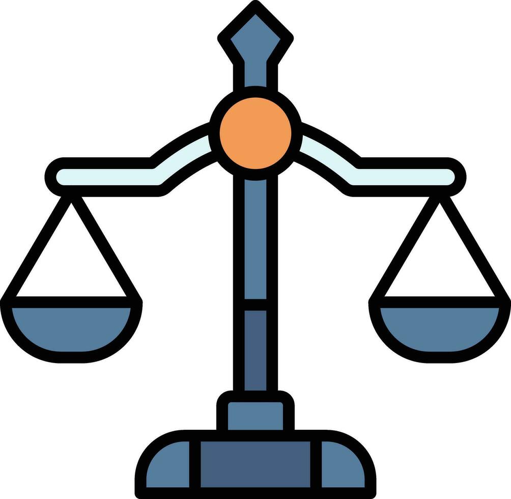 icono de vector de justicia