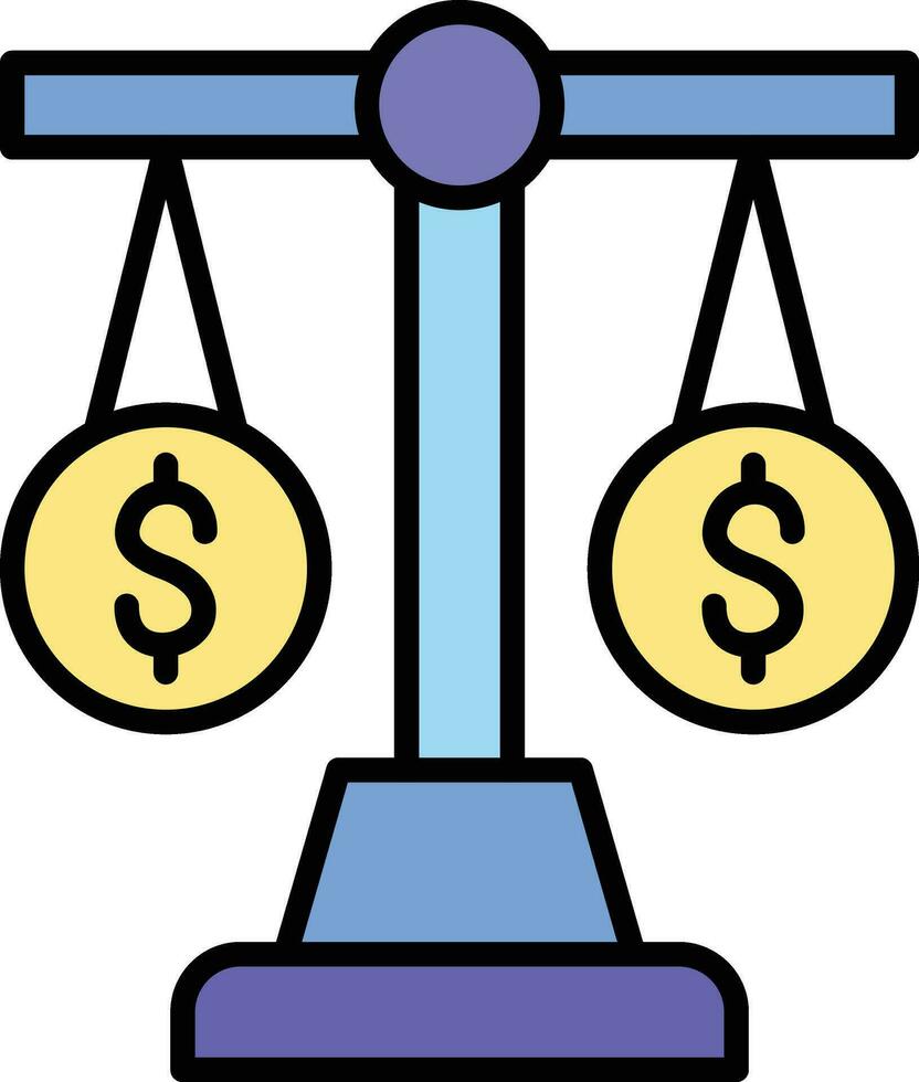 Money Scale Vector Icon