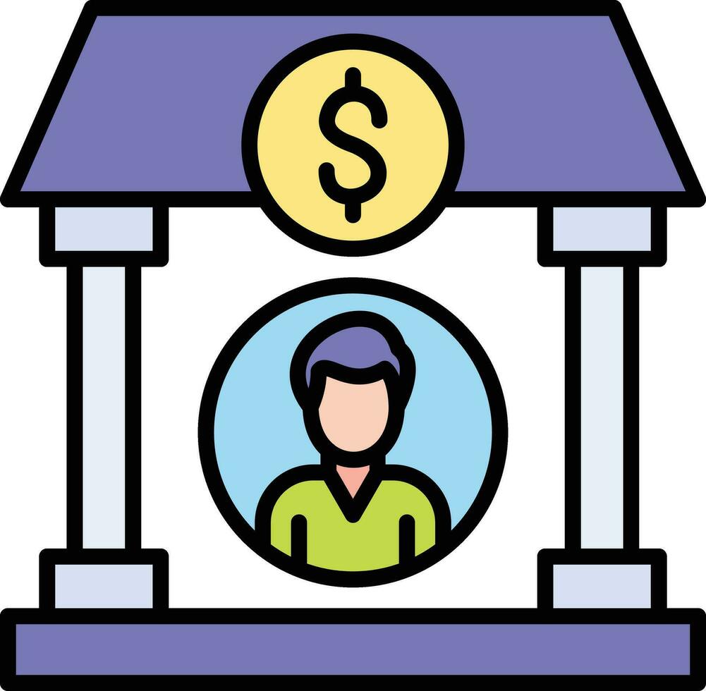 Bank Account Vector Icon