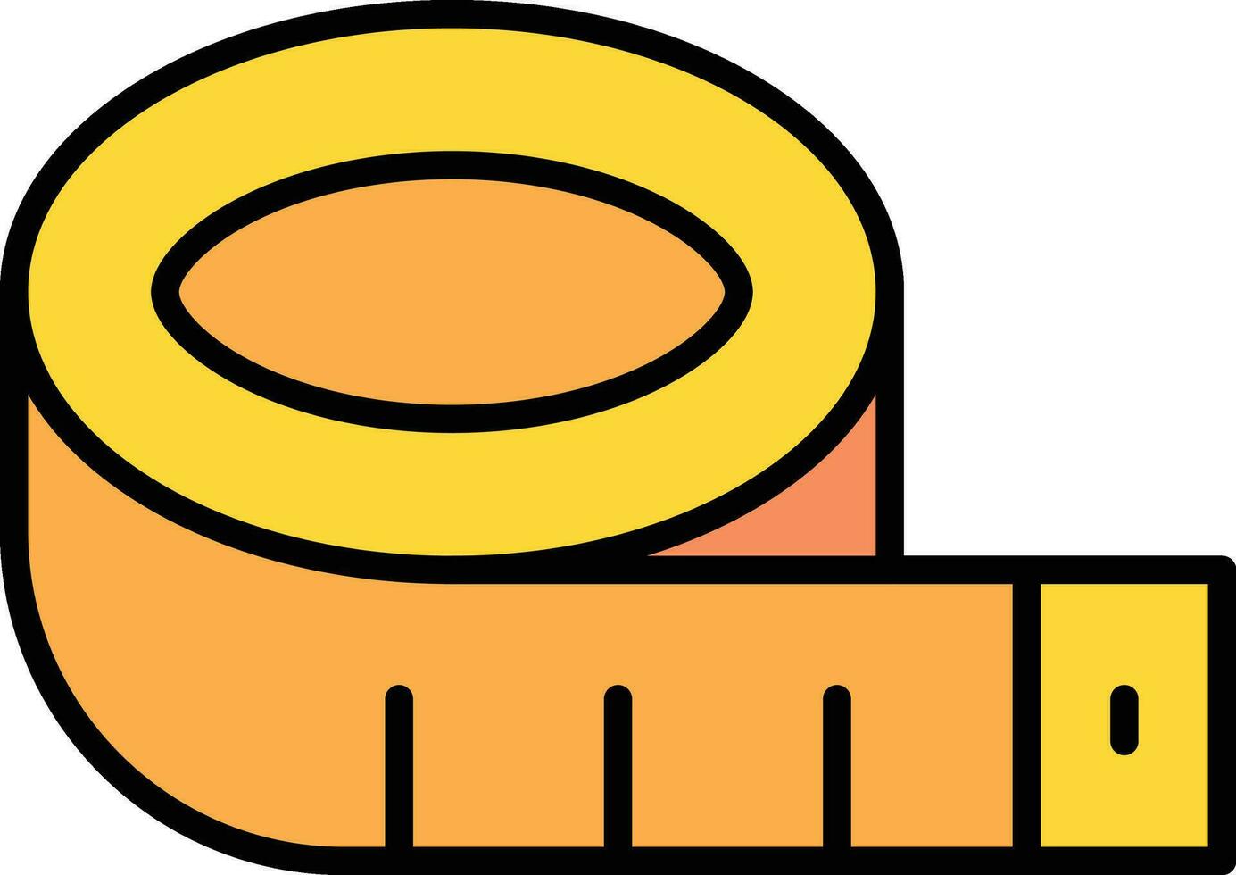 Measuring Tape Vector Icon