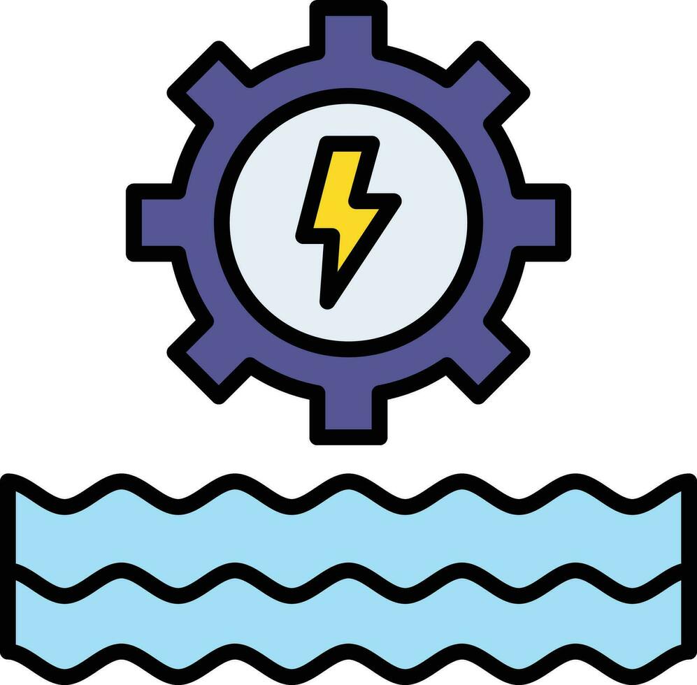 Hydro Power Vector Icon