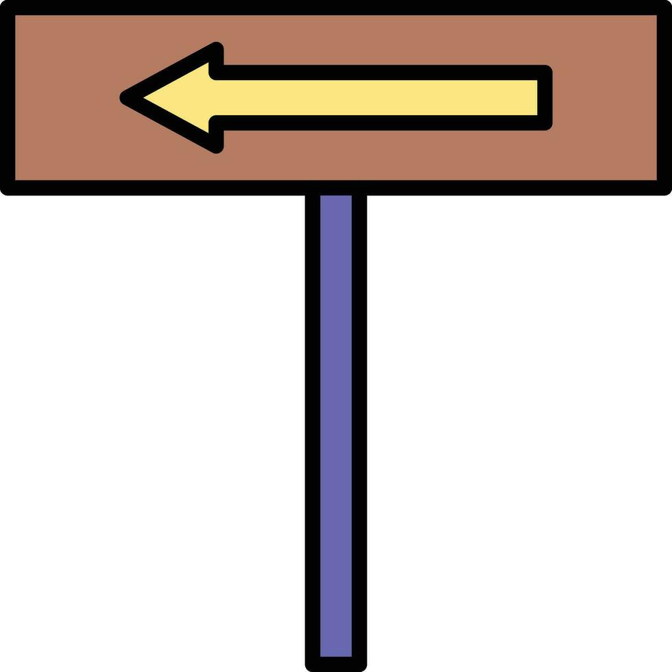 Road Sign Vector Icon