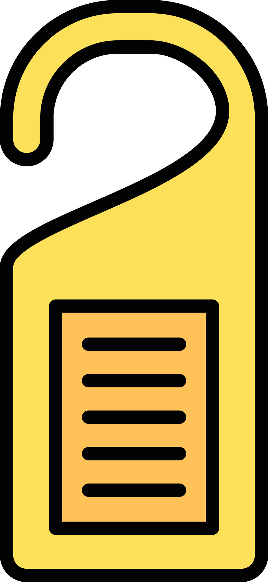 Door Hanger Vector Icon 30381363 Vector Art at Vecteezy