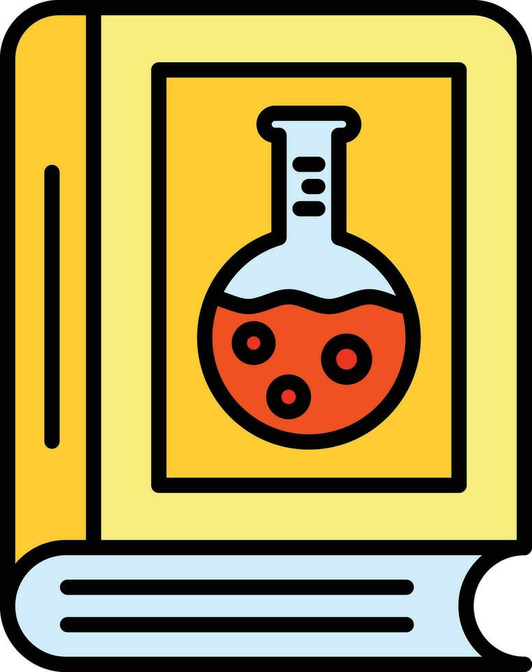 Chemistry Book Vector Icon