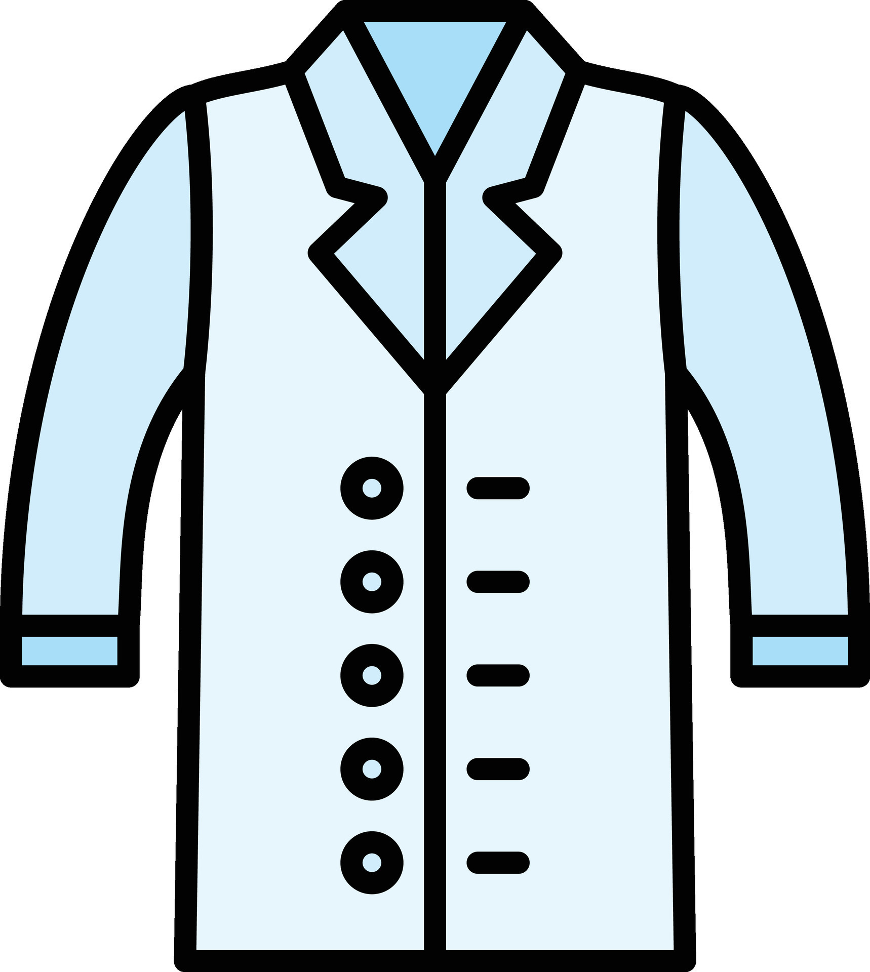 Lab Coat Vector Icon 30381406 Vector Art at Vecteezy