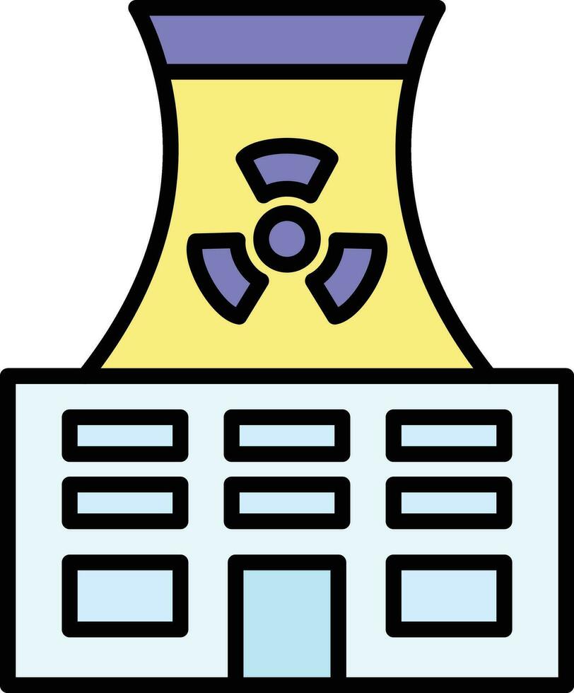 icono de vector nuclear