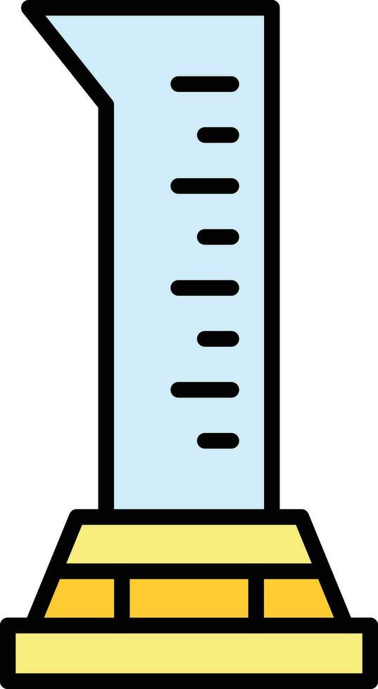 Graduated Cylinder Vector Icon