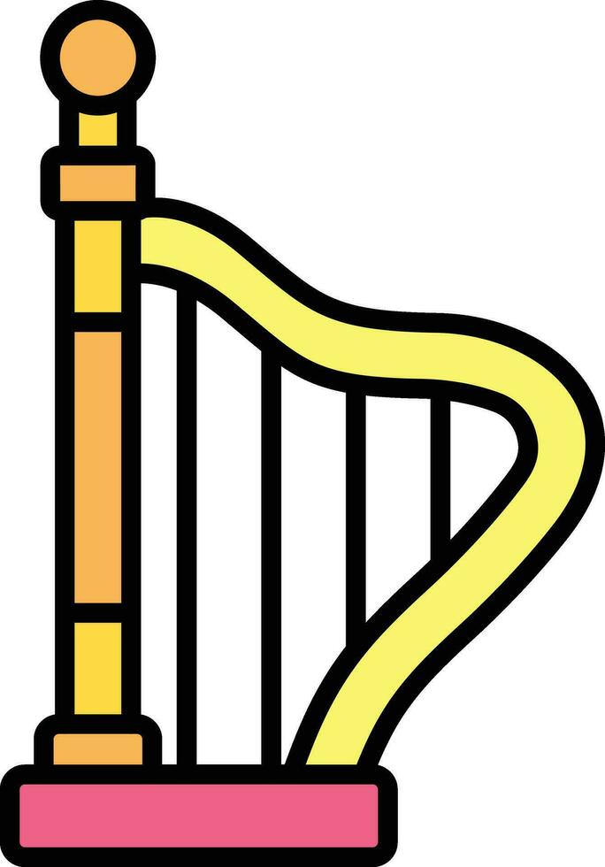 Harp Vector Icon