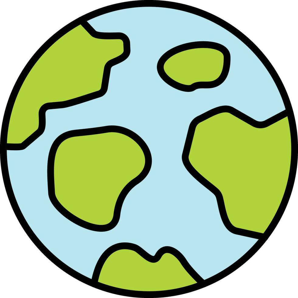 icono de vector de mundo