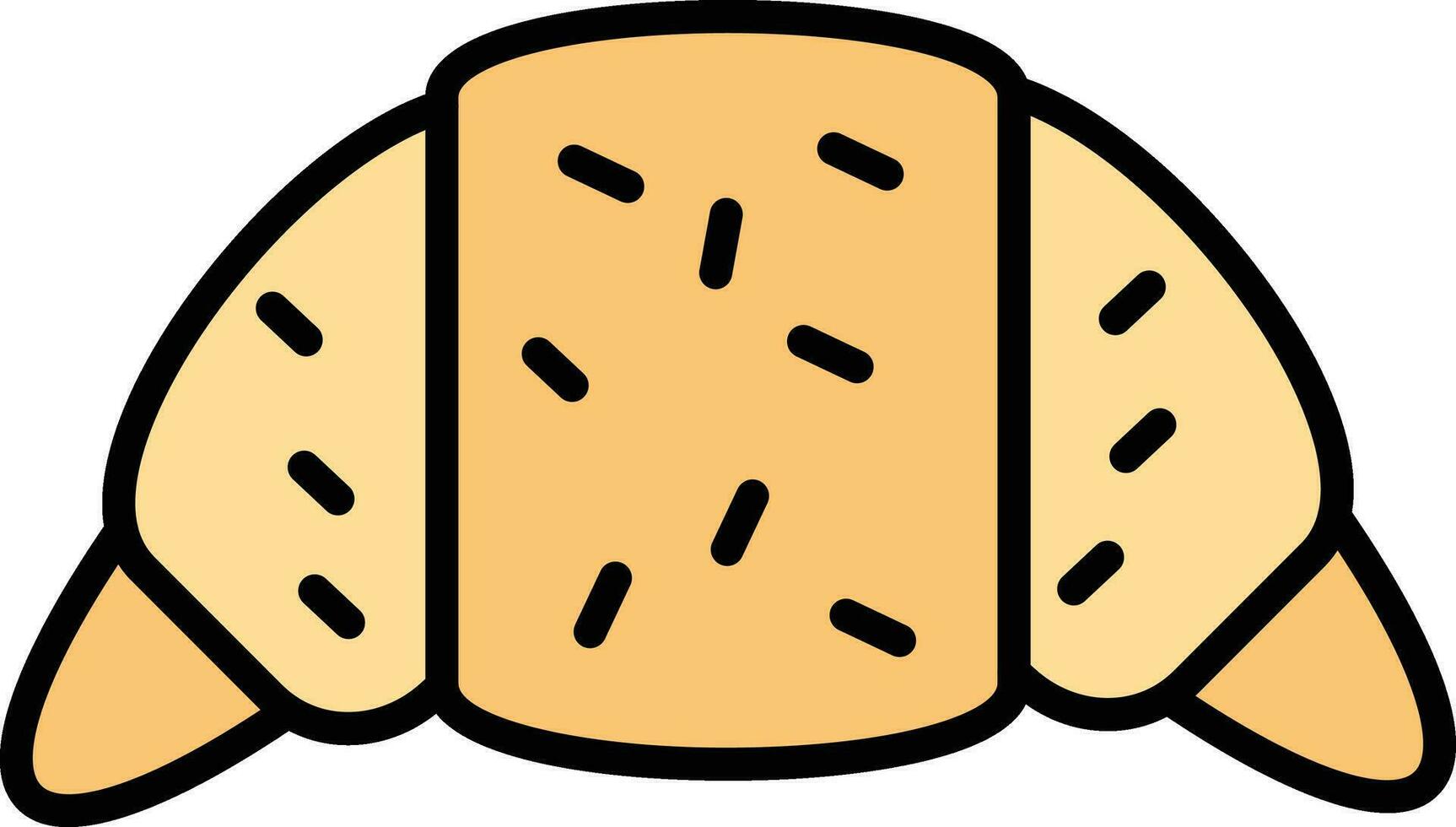 Croissant Vector Icon