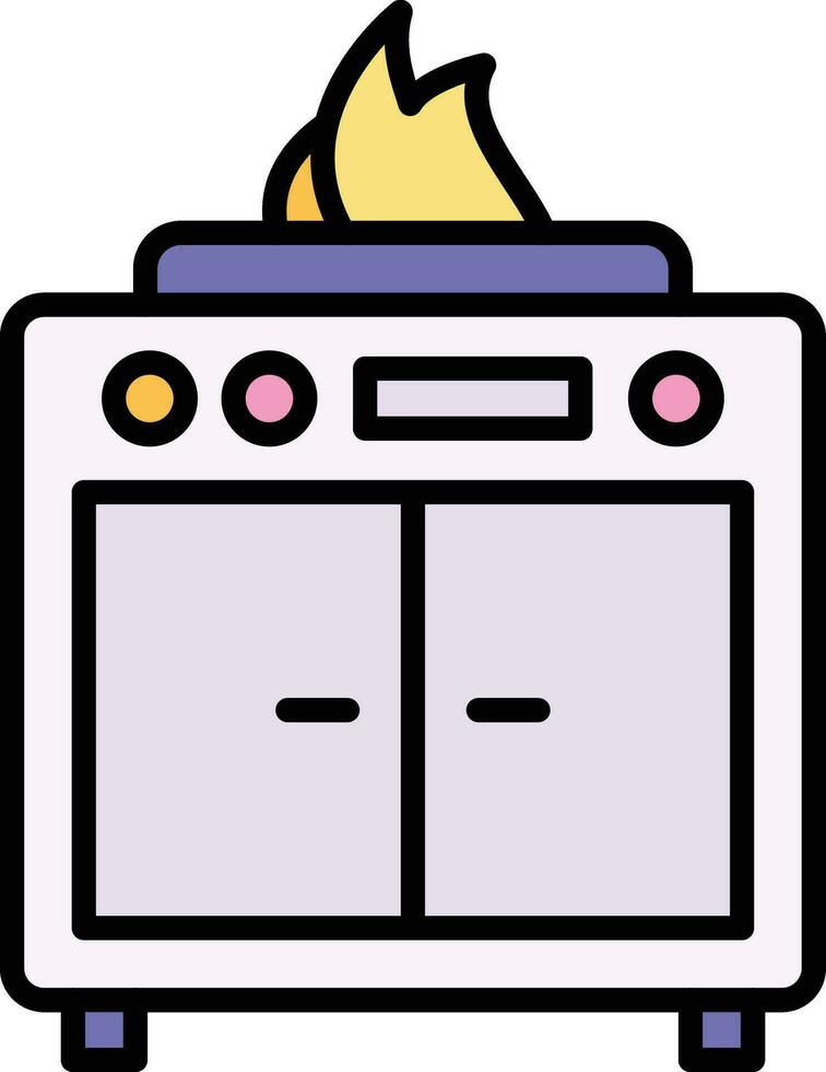 Cooking Range Vector Icon