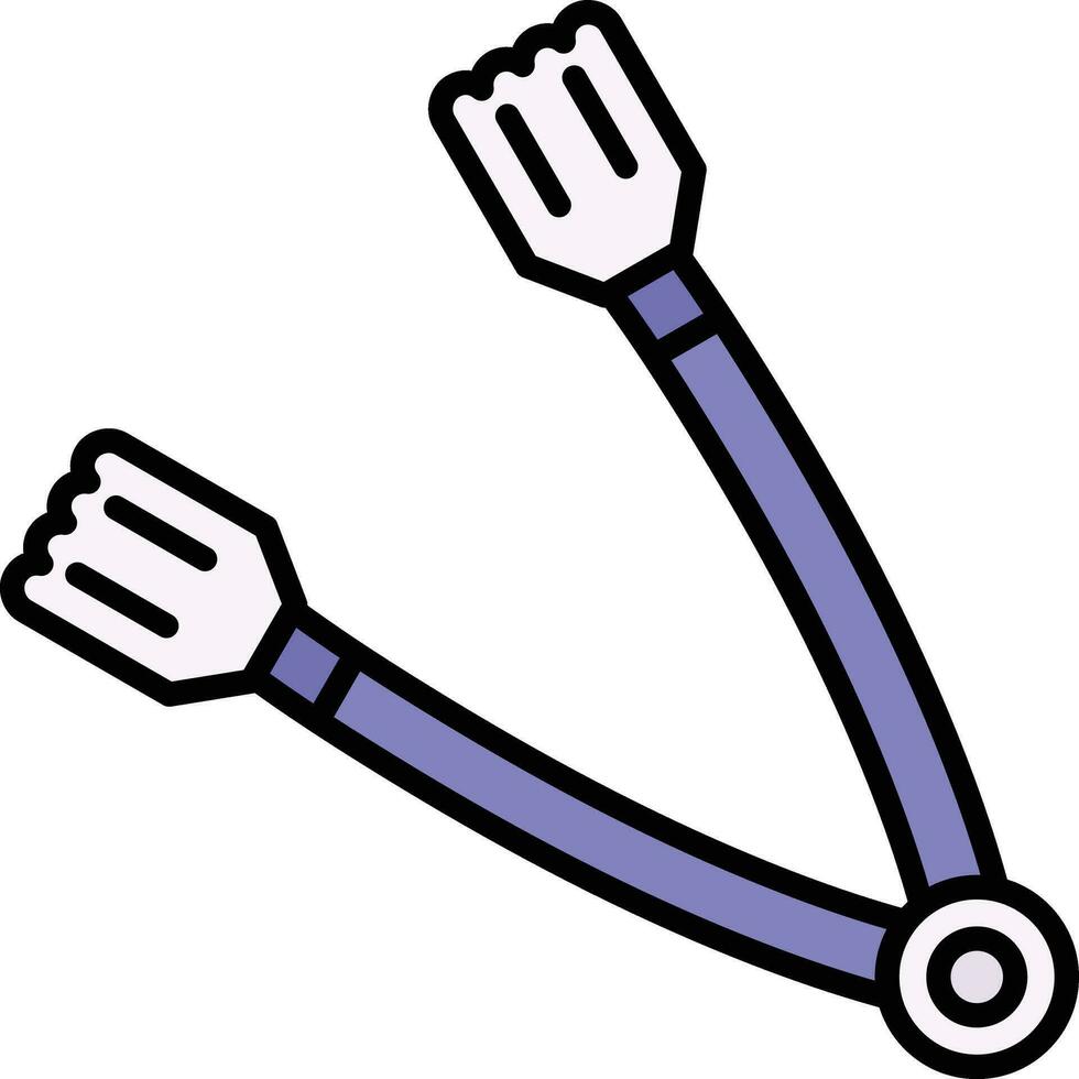 Tongs Vector Icon