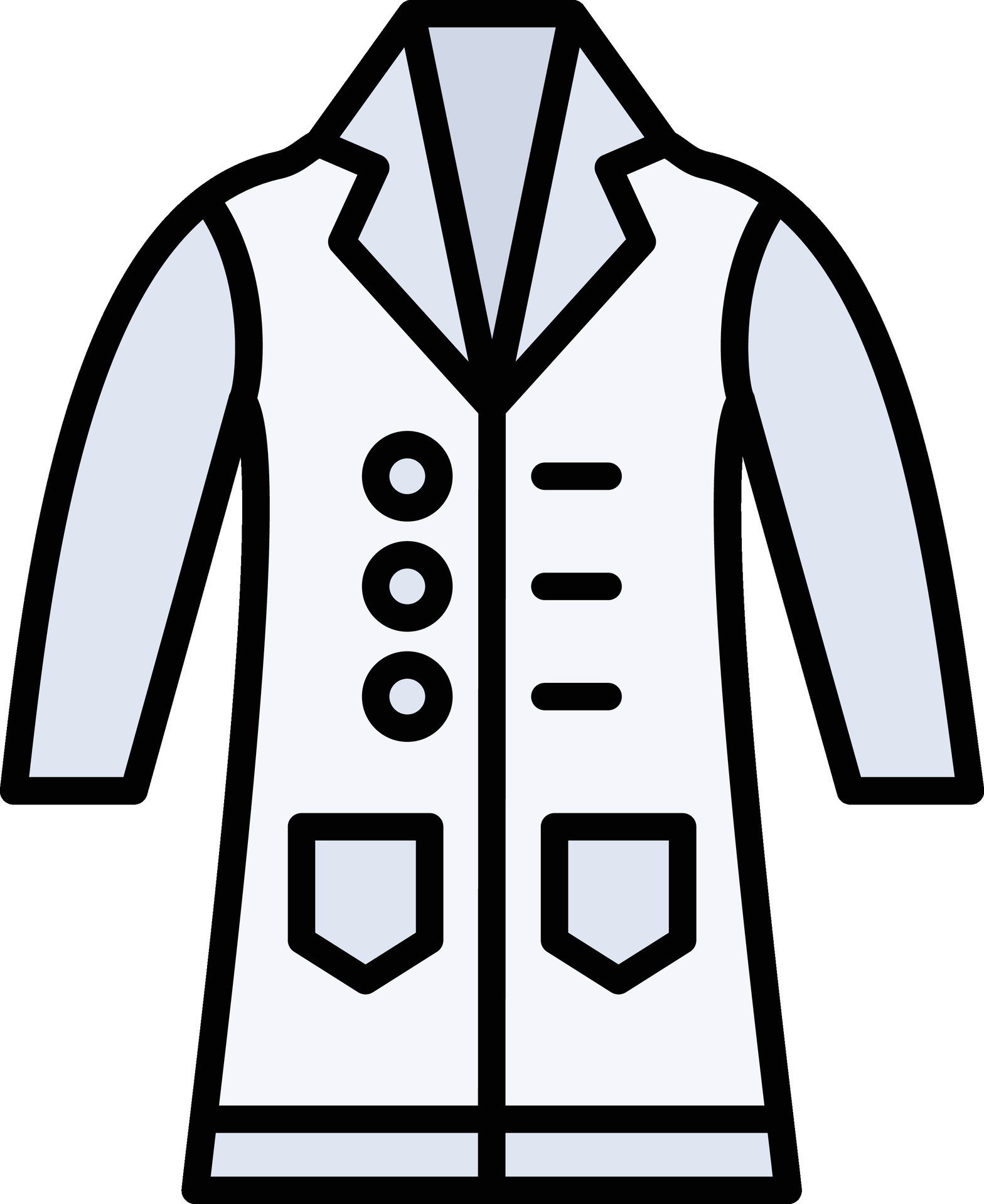 Lab Coat Vector Icon 30381662 Vector Art at Vecteezy