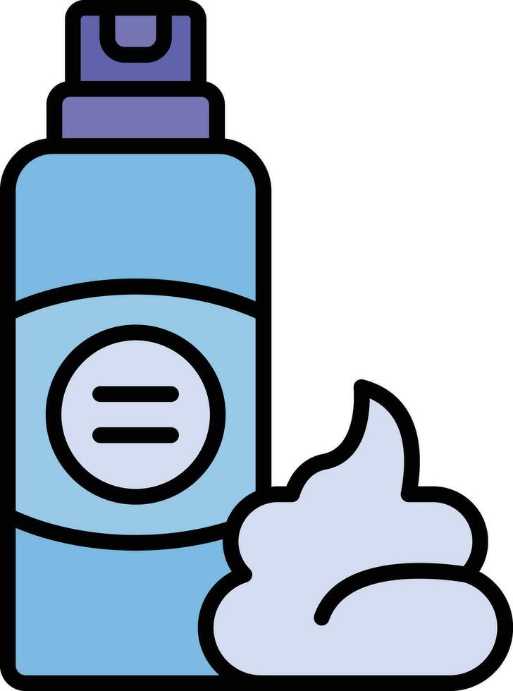 Barber Foam Vector Icon