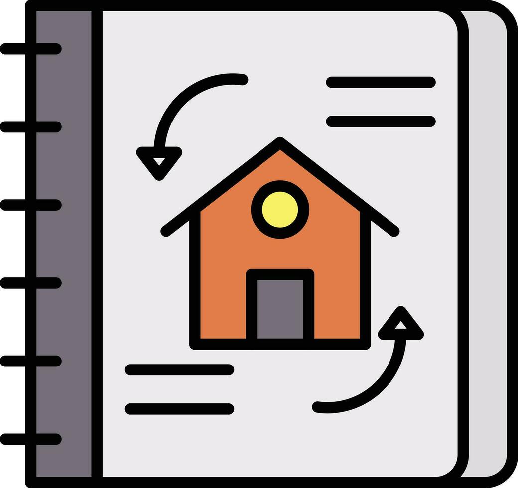 Engineering Sketch Vector Icon