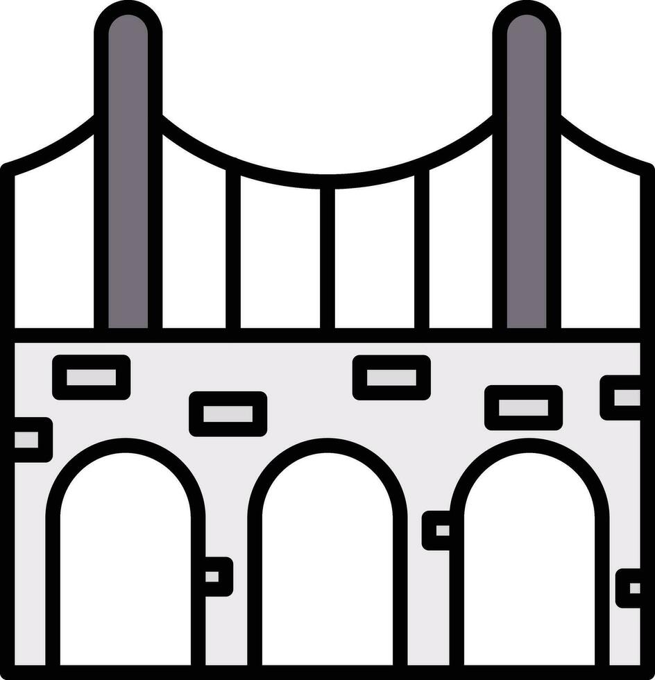 Bridge Construction Vector Icon