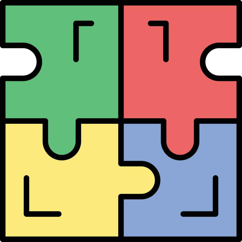 Puzzle Vector Icon
