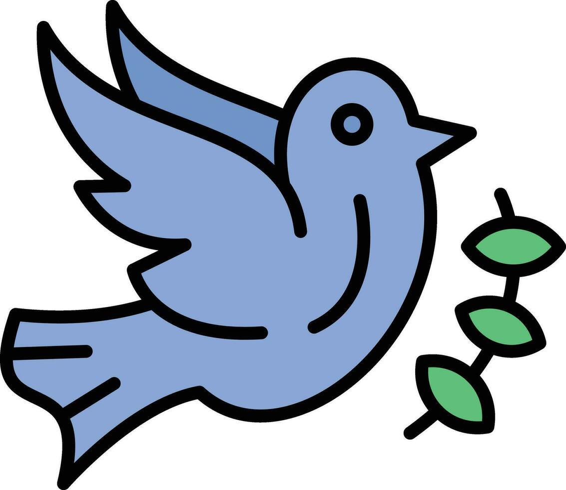 Dove Vector Icon