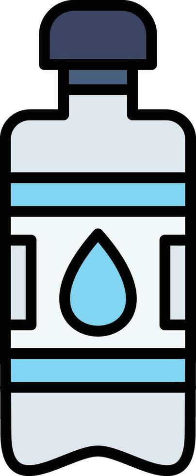 icono de vector de botella de agua