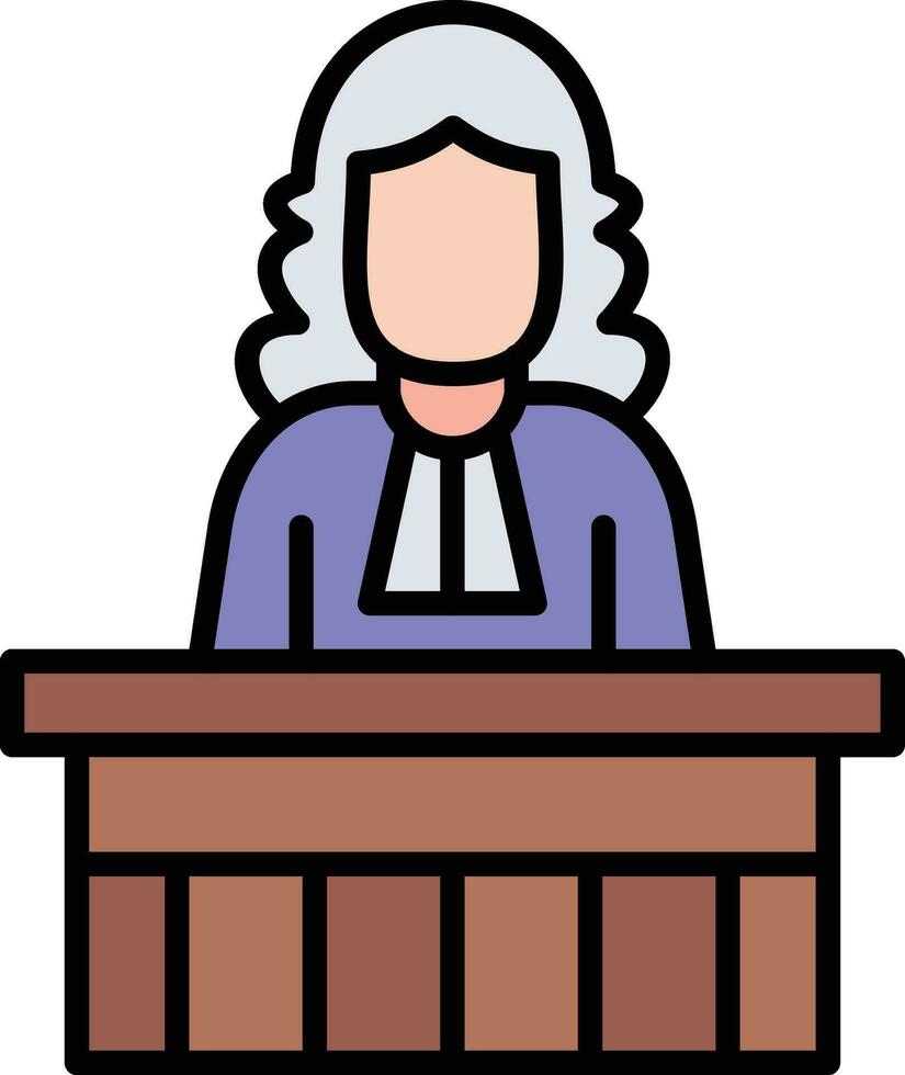 Magistrate Vector Icon