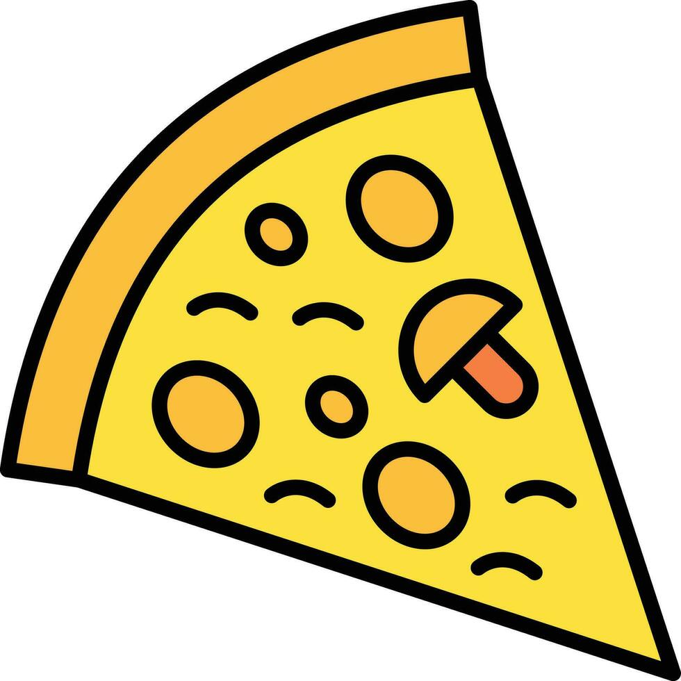 Pizza Slice Vector Icon