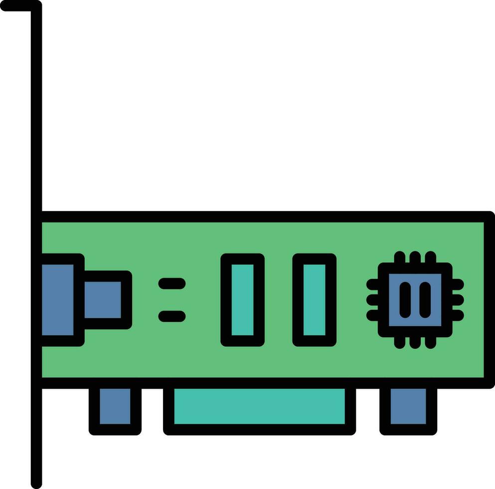 Network Interface Card Vector Icon