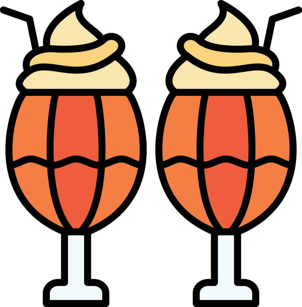 Milkshake Vector Icon