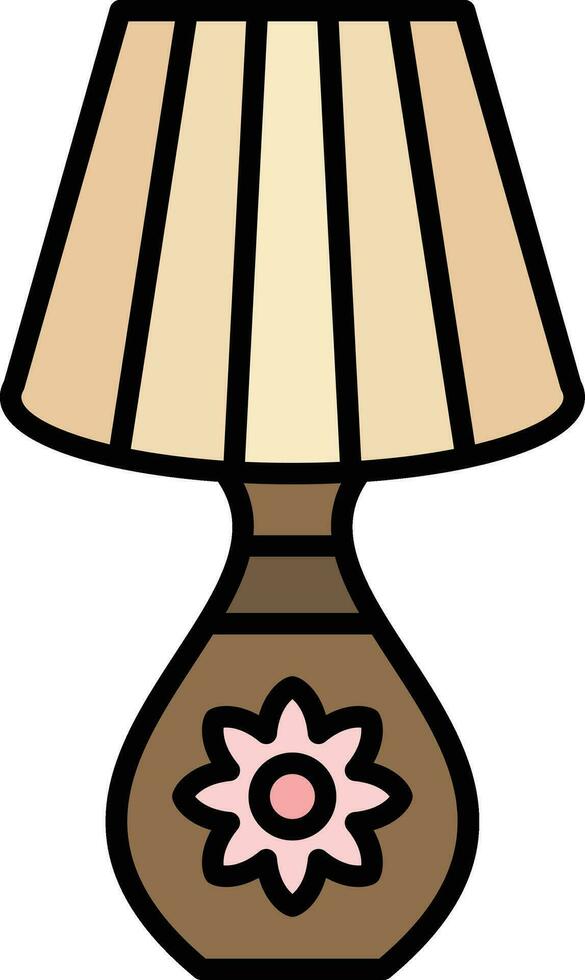 Table Lamp Vector Icon